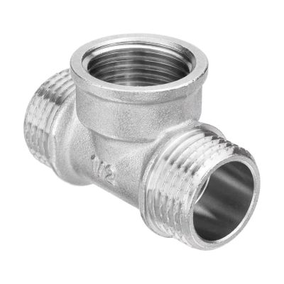 Лот: 25584623. Фото: 1. Тройник 1/2", ш-г-ш, латунь, AquaLink. Фитинги, подводка