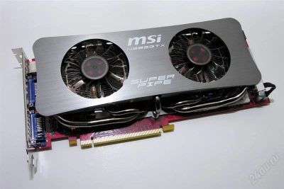Лот: 2866153. Фото: 1. MSI N285GTX GeForce GTX 285 SuperPipe... Видеокарты
