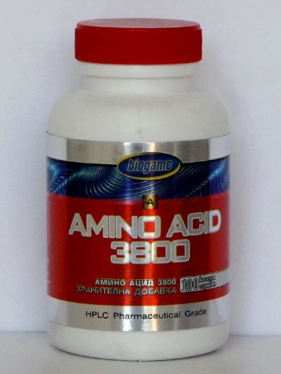 Лот: 5058350. Фото: 1. Amino Acid 3800 (100капс.) обладает... Спортивное питание, витамины