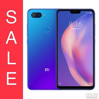 Лот: 13140945. Фото: 1. Xiaomi Mi8 Lite 6/128GB синий... Смартфоны