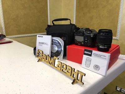 Лот: 15565258. Фото: 1. Фотоаппарат Pentax K-m Kit (9мая... Цифровые компактные