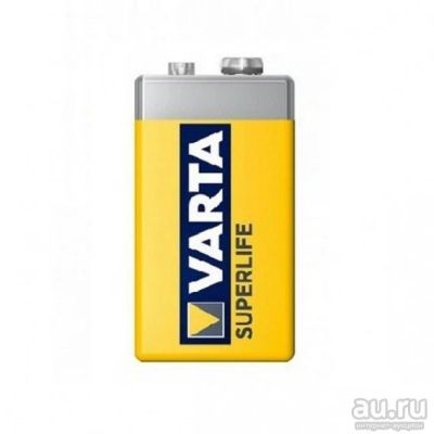 Лот: 15823921. Фото: 1. Батарейка Varta 6F22 Superlife... Батарейки, аккумуляторы, элементы питания