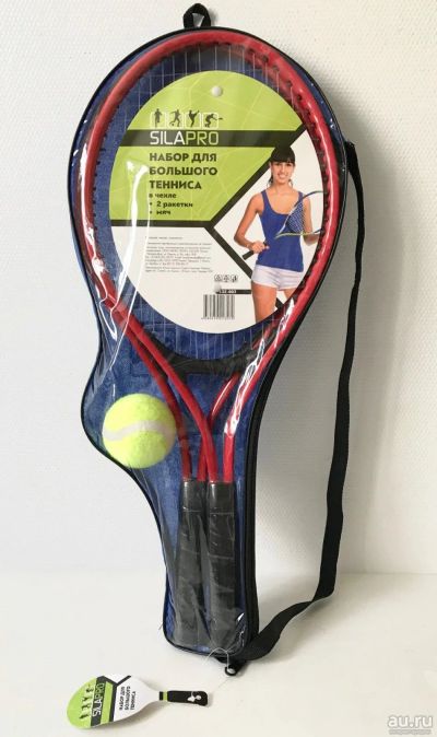 Лот: 7447791. Фото: 1. 🎾 Набор для игры в большой теннис... Мячи, ракетки, шайбы, клюшки