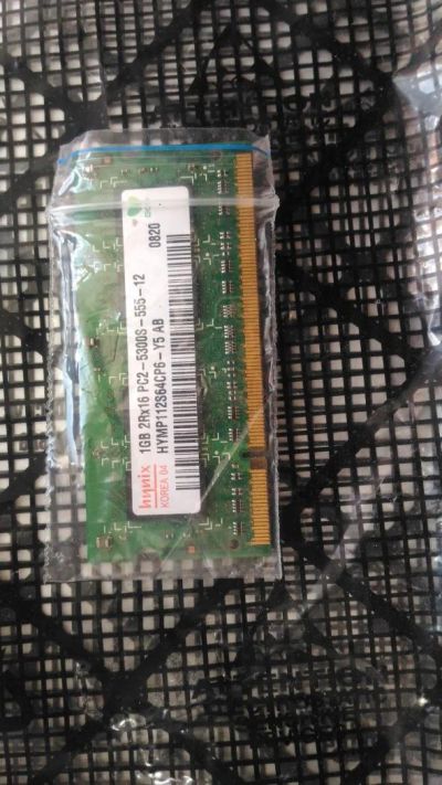 Лот: 9695422. Фото: 1. DDR2 1GB ноутбук. Оперативная память