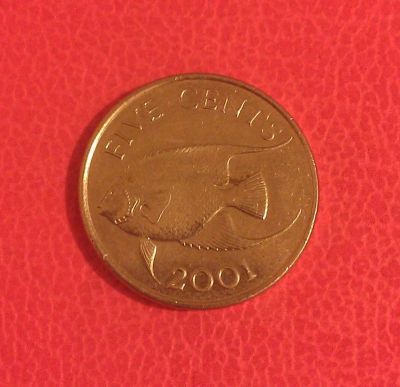 Лот: 7155433. Фото: 1. 5 центов 2001 года. Бермудские... Великобритания и острова