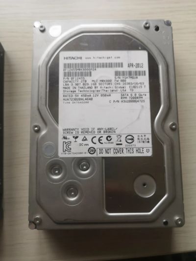Лот: 22563860. Фото: 1. HDD SATA3 Hitachi 2Tb, MK0271YGH7MGUA. Жёсткие диски (HDD)