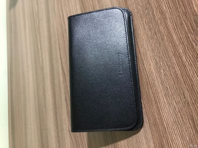 Лот: 13385383. Фото: 1. Чехол кожаный от смартфона Samsung... Чехлы, бамперы