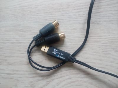 Лот: 15025215. Фото: 1. Midi кабель, USB интерфейс, Creative... MIDI-оборудование
