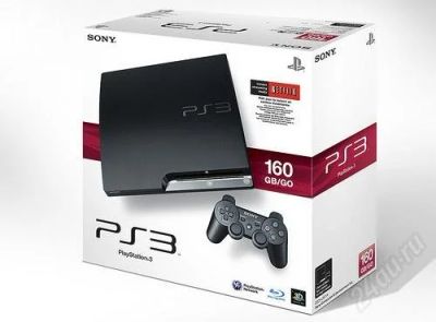 Лот: 1062020. Фото: 1. ps3 160гб (обмен на прошитую ps3... Игровые приставки, консоли