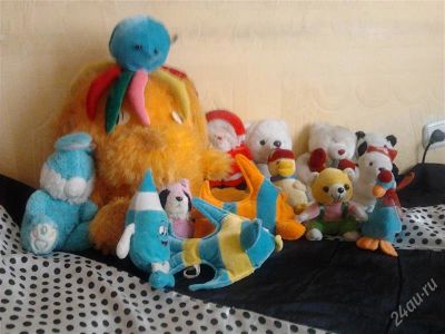 Лот: 2704888. Фото: 1. куча мягких игрушек(цена за всё... Мягкие