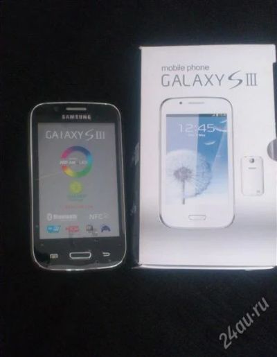 Лот: 2462540. Фото: 1. Galaxy S3 новый (копия). Кнопочные мобильные телефоны