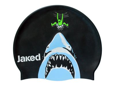 Лот: 4433646. Фото: 1. Шапочка Jaked Jaws, black. Плавание