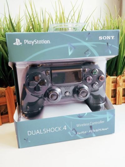 Лот: 14812665. Фото: 1. Джойстик PS4 DualShock Black. Запчасти для игровых приставок, консолей