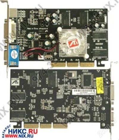 Лот: 96754. Фото: 1. видеокарта AGP 128 mb DDR ATI... Видеокарты