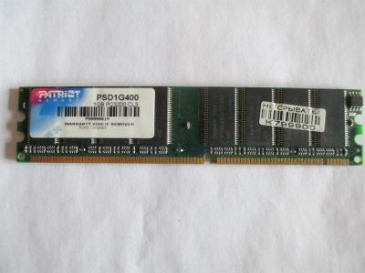 Лот: 3773992. Фото: 1. DDR 1024Mb Patriot PC 3200 CL3. Оперативная память