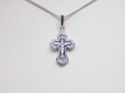 Лот: 14536640. Фото: 1. ЗОЛОТОЙ КРЕСТ С БРИЛЛИАНТАМИ 1... Другое (ювелирные изделия, бижутерия, часы)