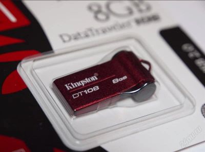 Лот: 1387753. Фото: 1. USB Флешка 8Gb Kingston "свисток... USB-флеш карты
