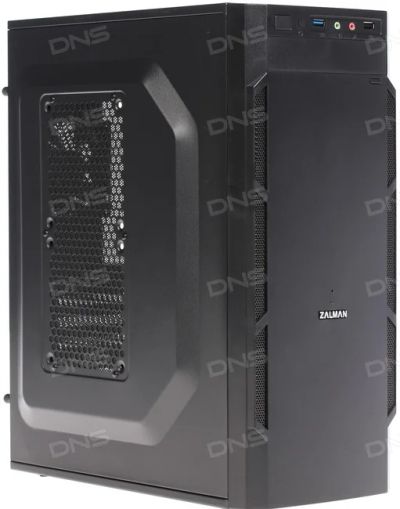 Лот: 11754235. Фото: 1. Новый Корпус Zalman T1 PLUS черный... Корпуса, блоки питания