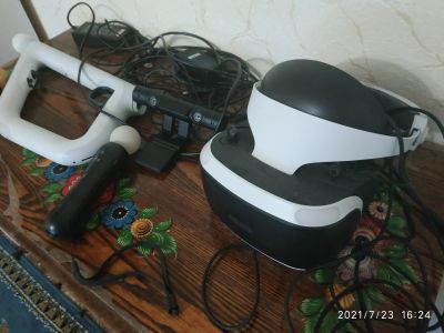 Лот: 17930533. Фото: 1. Ps4 VR шлем, Sony Playstation... Аксессуары для игровых приставок, консолей, геймпады