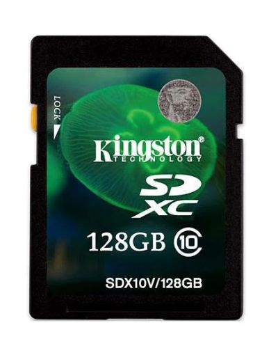 Лот: 4830921. Фото: 1. Карта памяти SDXC 128Gb Kingston... Карты памяти
