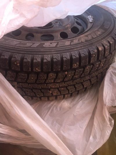 Лот: 8166675. Фото: 1. Dunlop winter ICE шипы , 4 колеса. Шины