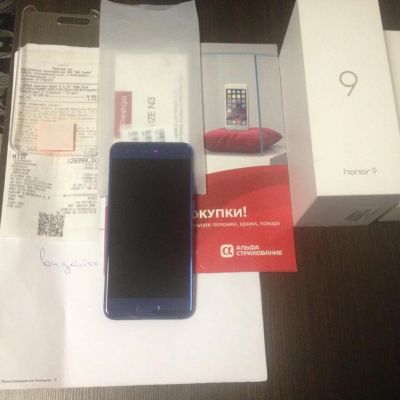 Лот: 10721889. Фото: 1. телефон Huawei Honor 9 64GB Dual... Смартфоны