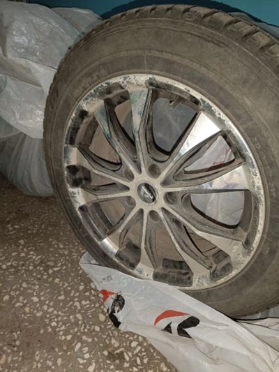 Лот: 18950980. Фото: 1. Колеса r17 резина Dunlop (зима... Шины на дисках