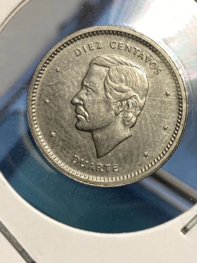 Лот: 19458595. Фото: 1. Доминикана 10 сентаво, 1987. Америка