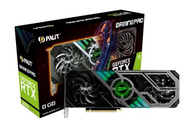 Лот: 16882227. Фото: 1. Видеокарта 8Gb RTX3070 Palit GamingPro... Видеокарты