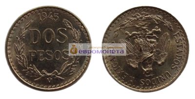 Лот: 19267518. Фото: 1. (GOLD) Мексиканские Соединённые... Америка