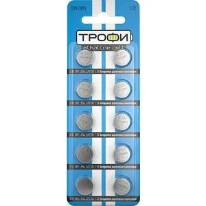 Лот: 14175187. Фото: 1. Батарейка ТРОФИ G10 LR1130 (389... Другое (аксессуары)