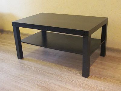 Лот: 4495680. Фото: 1. Cтолик IKEA, темный. Столы, стулья, обеденные группы