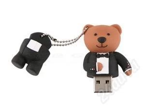 Лот: 1490284. Фото: 1. эксклюзивная флешка - мишка в... USB-флеш карты
