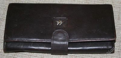 Лот: 1949559. Фото: 1. Кошелек кожаный б/у. Бумажники, кошельки, портмоне