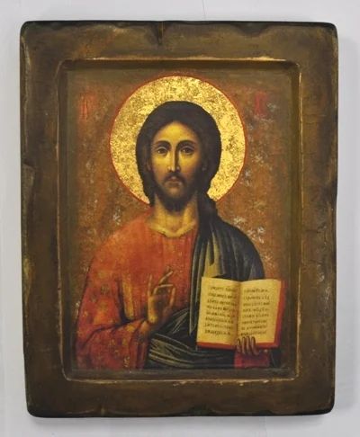 Лот: 3168319. Фото: 1. Икона Спаситель. Иконы