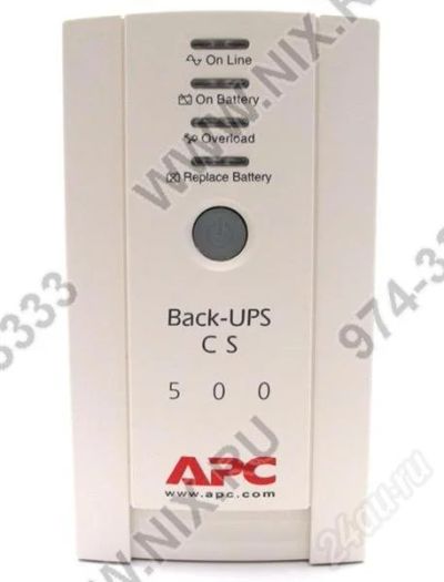 Лот: 320101. Фото: 1. ИБП APC Back-UPS CS 500. ИБП, аккумуляторы для ИБП