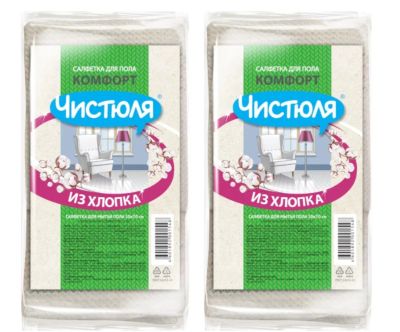 Лот: 18436713. Фото: 1. Салфетка хлопчатобумажная Чистюля... Инвентарь для уборки