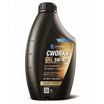 Лот: 20068190. Фото: 1. CWORKS OIL 5W40 SN/CF, A3/B4 1... Масла, жидкости