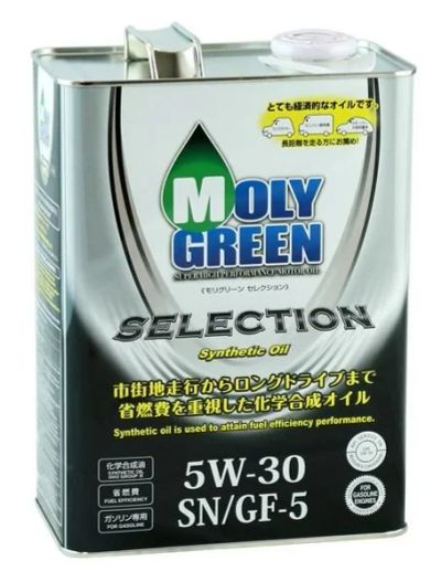 Лот: 16236988. Фото: 1. Масло MOLY GREEN SN/GF синт 5... Масла, жидкости