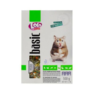 Лот: 10400243. Фото: 1. Корм lolo pets для хомяка 500... Корма