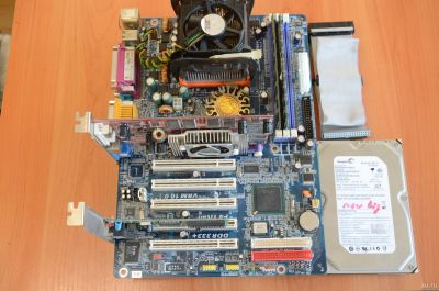 Лот: 13232645. Фото: 1. Комплект Celeron 2.4 Ghz s-478... Комплекты запчастей