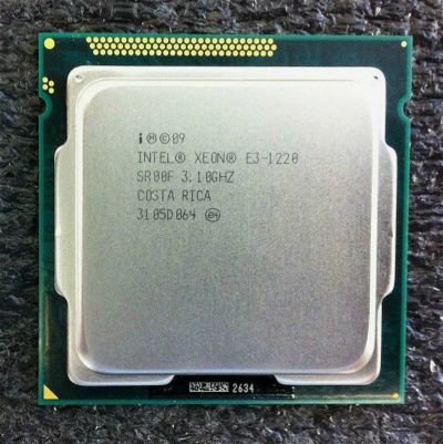 Лот: 16369313. Фото: 1. Xeon e3-1220 v1 s1155 L3-8mb sandy... Процессоры