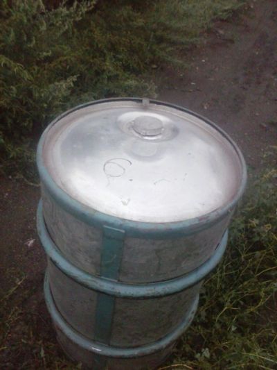 Лот: 10080774. Фото: 1. бочка аллюминивая 200л. Баки, ёмкости