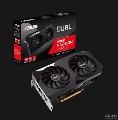 Лот: 18242320. Фото: 1. ASUS AMD Radeon RX 6600 ( 3 шт... Видеокарты