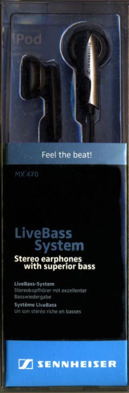 Лот: 3807728. Фото: 1. Наушники-вкладыши Sennheiser MX-470. Наушники, гарнитуры