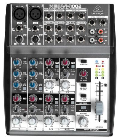 Лот: 8622963. Фото: 1. behringer xenyx 1002. Микшеры, предусилители, микрофонные эффекты
