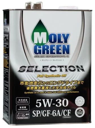 Лот: 19378353. Фото: 1. MOLY Green Selection 5W30 SP/GF-6A... Масла, жидкости