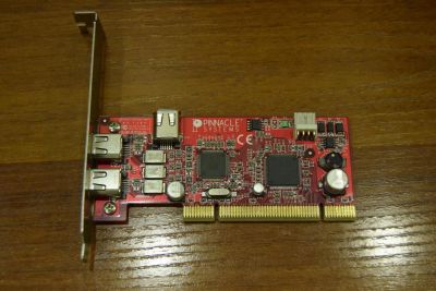 Лот: 10414991. Фото: 1. Контроллер Pinnacle Systems FireWire... Платы расширения, контроллеры, доп. порты