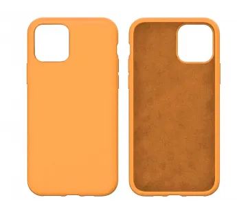 Лот: 19810715. Фото: 1. Чехол iPhone 11 Soft Touch Оранжевый... Чехлы, бамперы