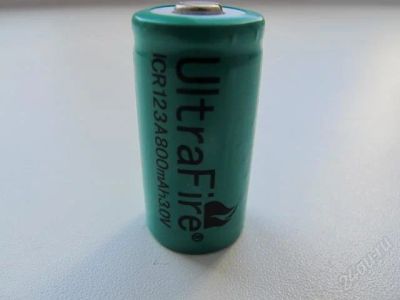 Лот: 911066. Фото: 1. Аккумулятор СR123 800mAh 3.0V. Фонарики